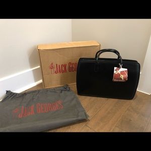 Jack George Leather Briefcase New with Tags